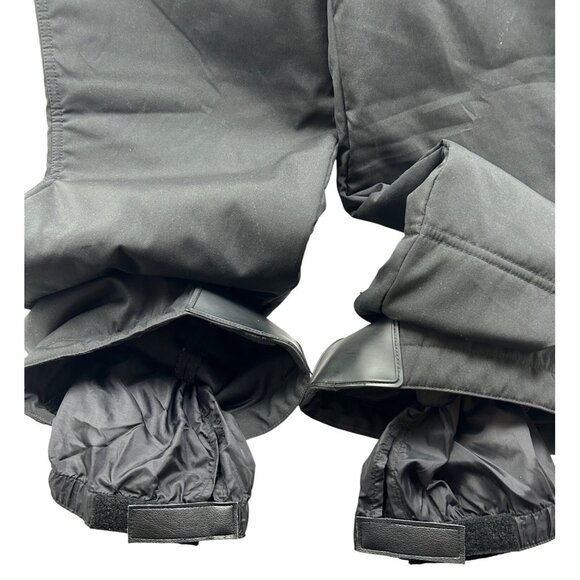 Fera Internationale Ski Bib Pants Womens 14L Black Made in Hong Kong Vintage - Picture 11 of 12